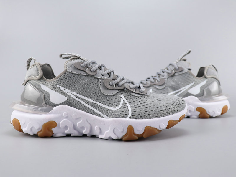 2020 Nike React VISION Wolf Grey Running Shoes